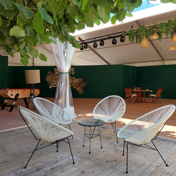 Fauteuil Brasila Ivoire