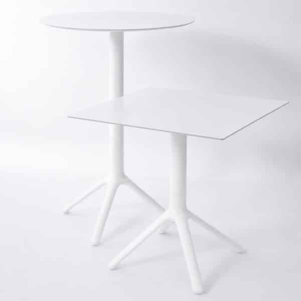 table blanche en location outdoor