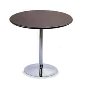 Location table ronde plateau noir