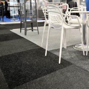 Moquette en dalle installation