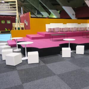 Moquette en dalle installation