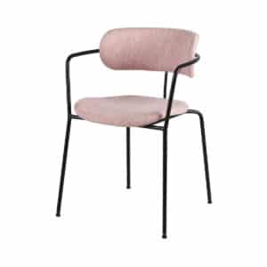 Chaise tissu métal