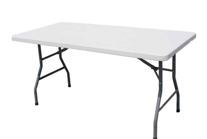 Table pliante PVC
