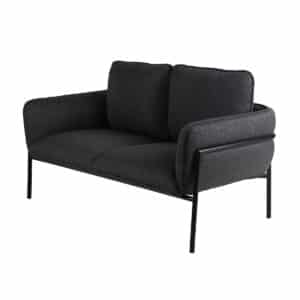 Canapé Carolina tissu anthracite
