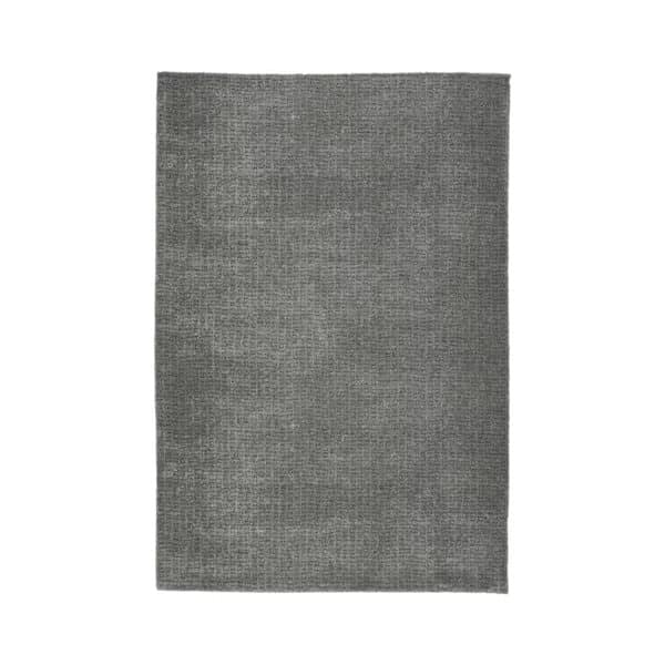 Tapis gris poil ras