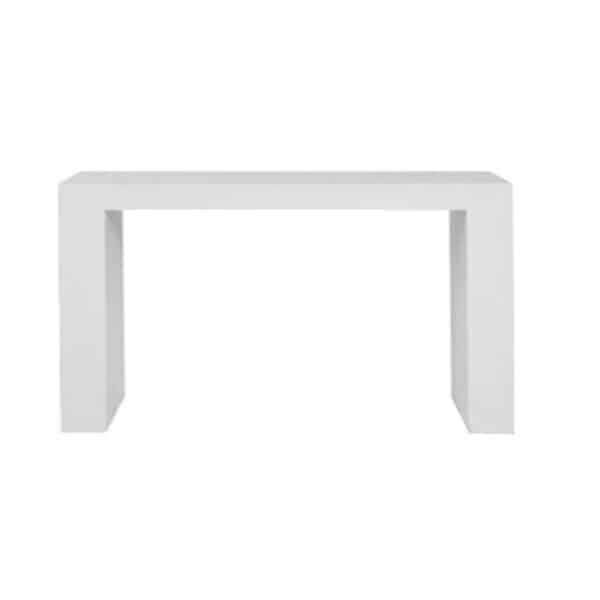 Console en bois blanc