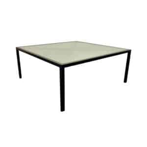 Table basse Biot verre sablé