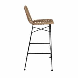 tabouret en fibres tressées en location