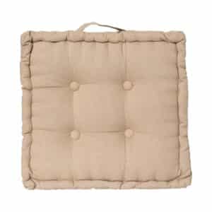 Location coussin de sol beige