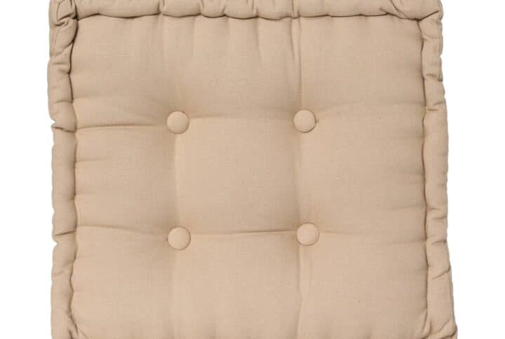 Location coussin de sol beige