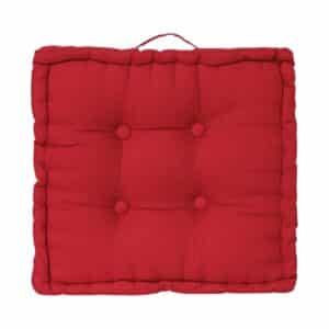 Location coussin de sol rouge