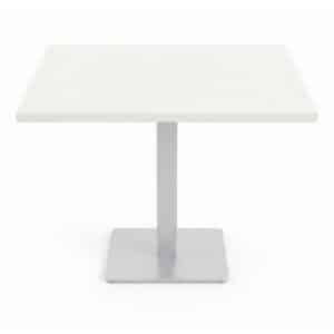 Location grande table carré blanche
